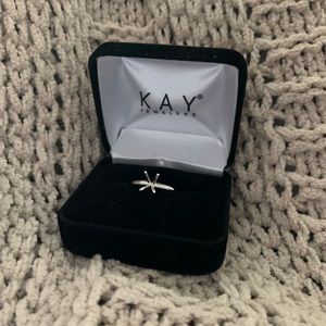 14k White Gold 4 Prong Solitaire Setting